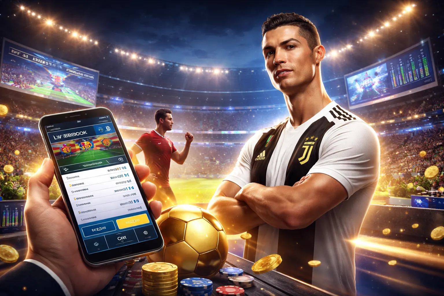 Hình ảnh nền ứng dụng cá cược thể thao 56win